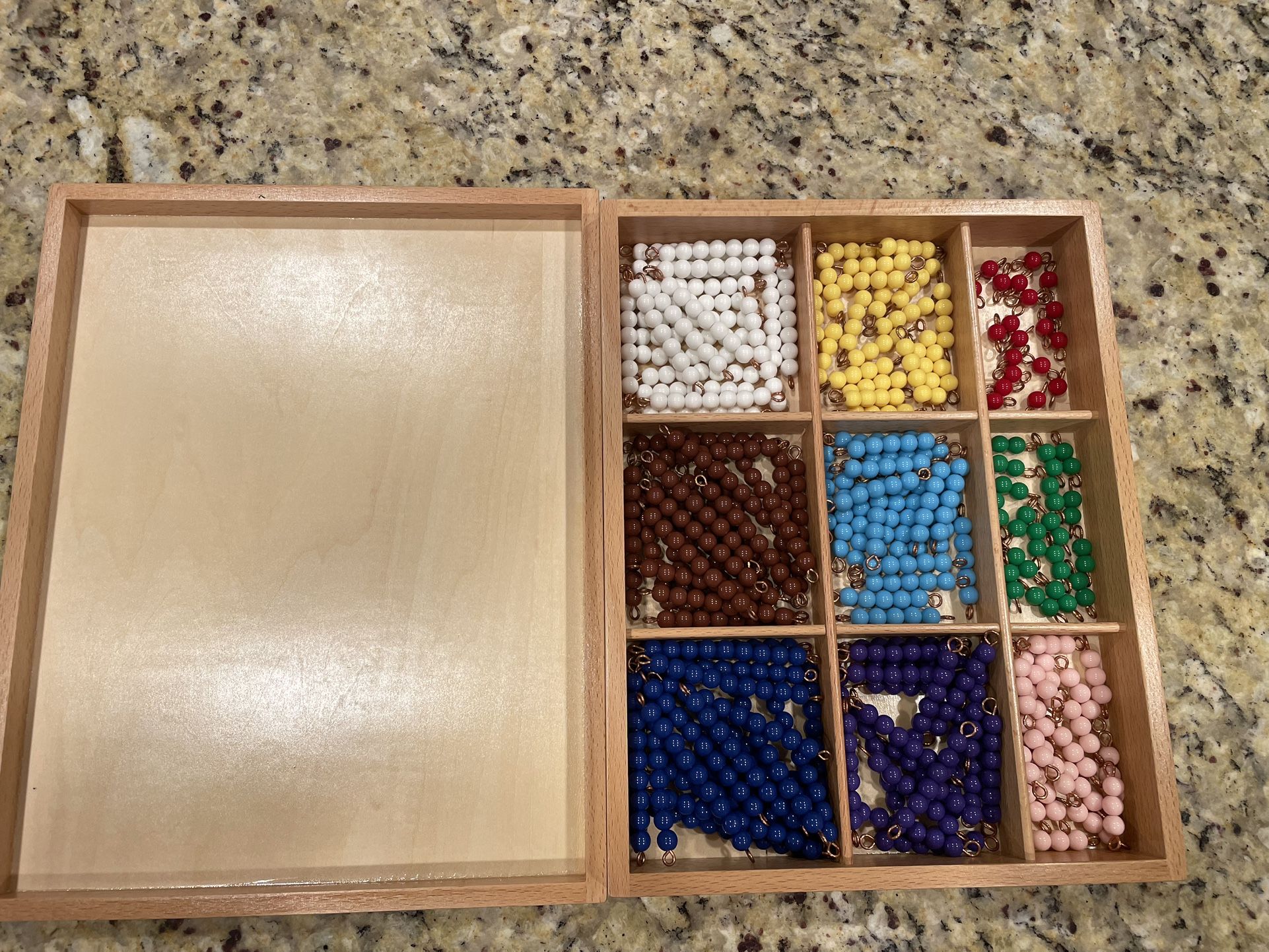 Montessori Checker Board Beads With Box