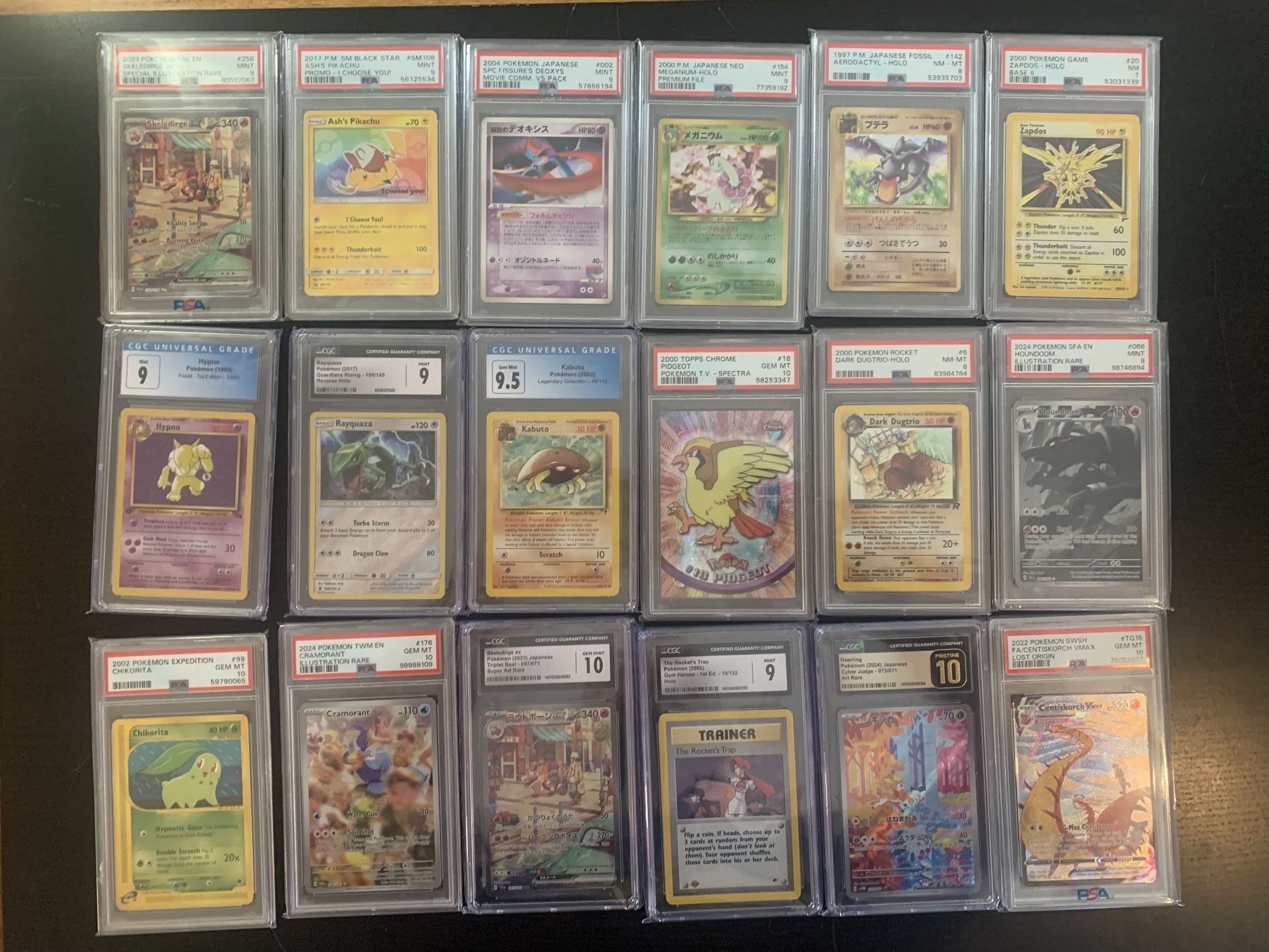 Pokémon Cards PSA Cgc