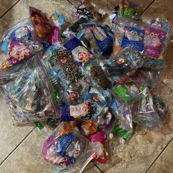 Mix of about 60 mini beanie babies collectibles from McDonald’s all types $50