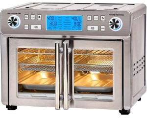 Emeril Lagasse Stainless Steel French Doors Digital Air Fryer Toaster Oven