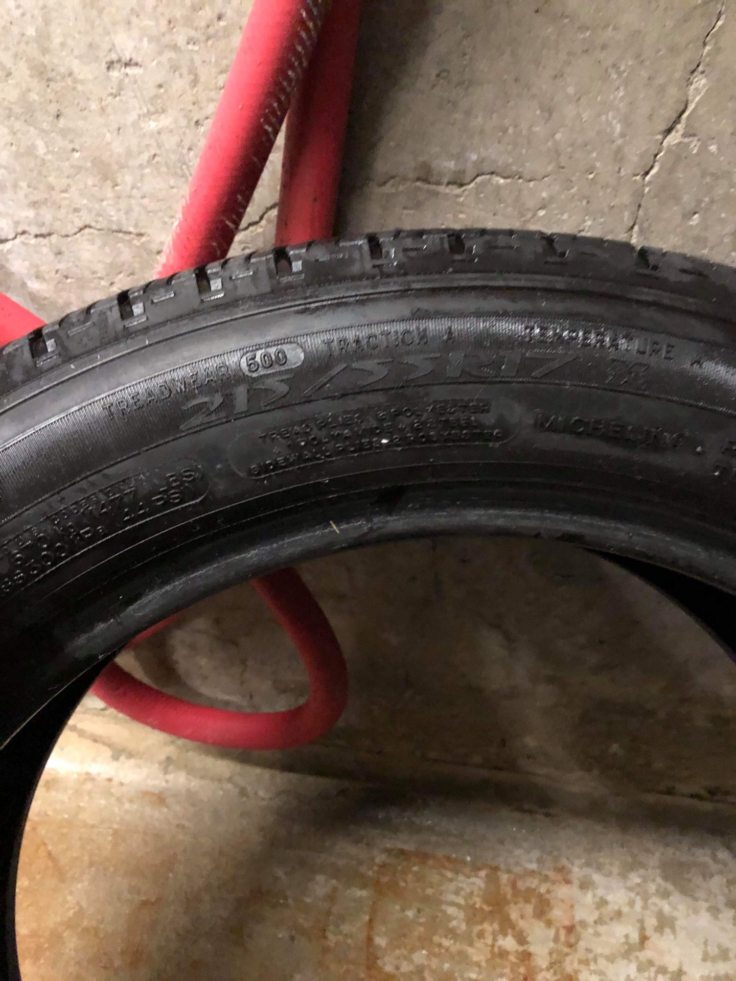 215/55-r17 Michelin tires