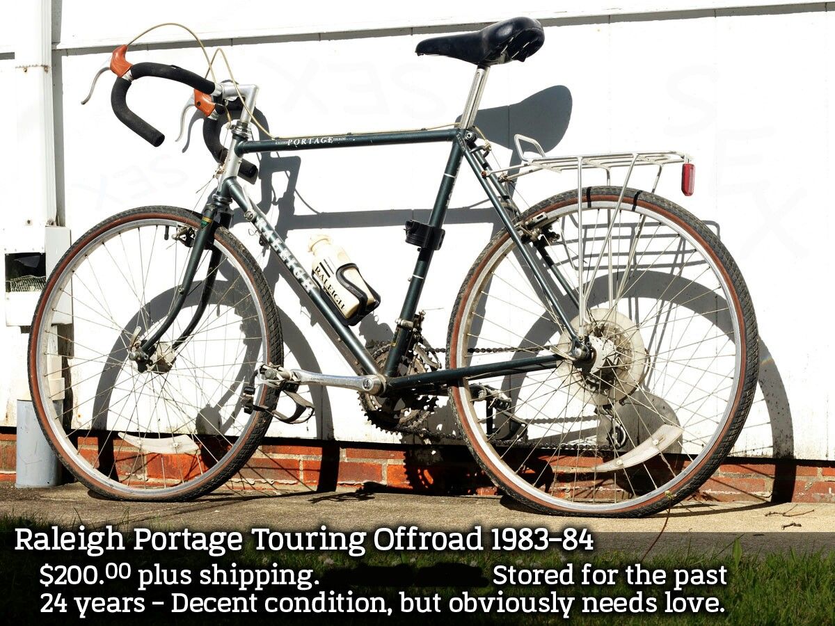 Vintage raleigh best sale touring bike