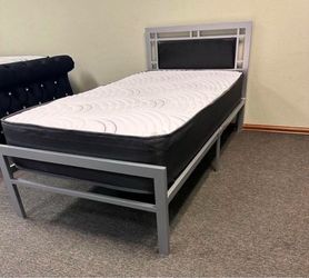 Twin size bed with mattress $199