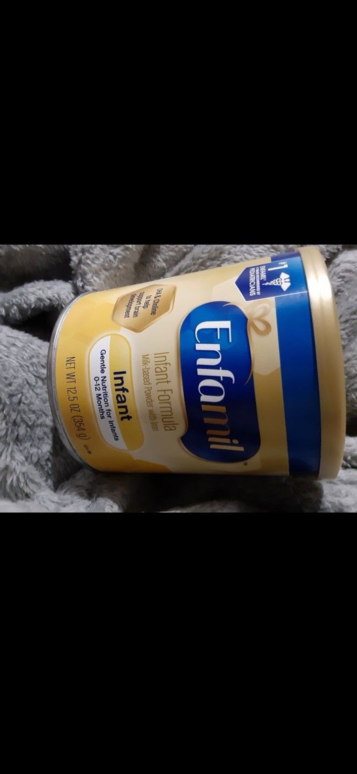 9 enfamil cans