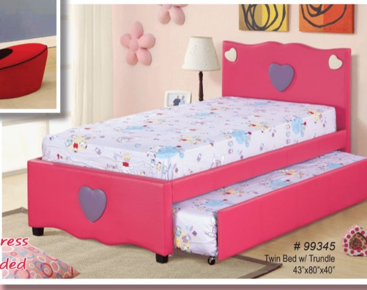 Twin Bed Frame Whit Trundle