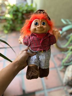 Vintage Troll Doll with Outfit
