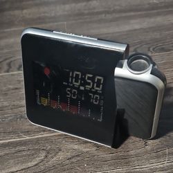 Led Alarm Clock With Wall Display Projector 