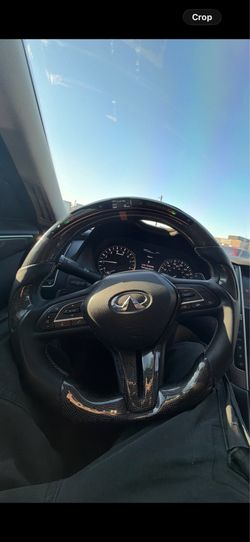 Infiniti Q50 carbon fiber steering wheel