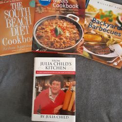 Cookbooks, Julia Child And More.  5 Total
