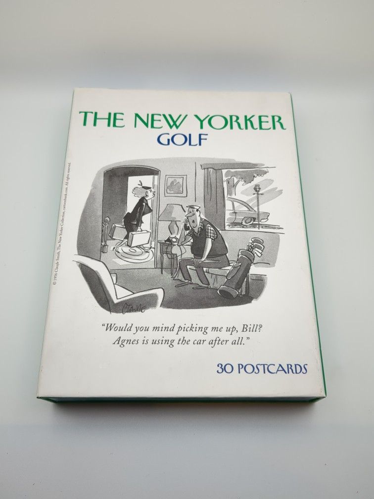 Mint Condition New Yorker Magazine Golf Cartoon Postcards