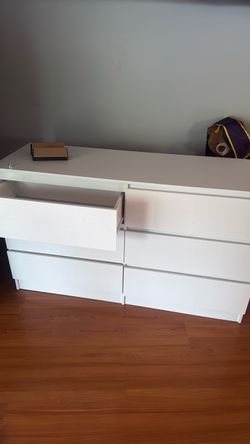 White dresser