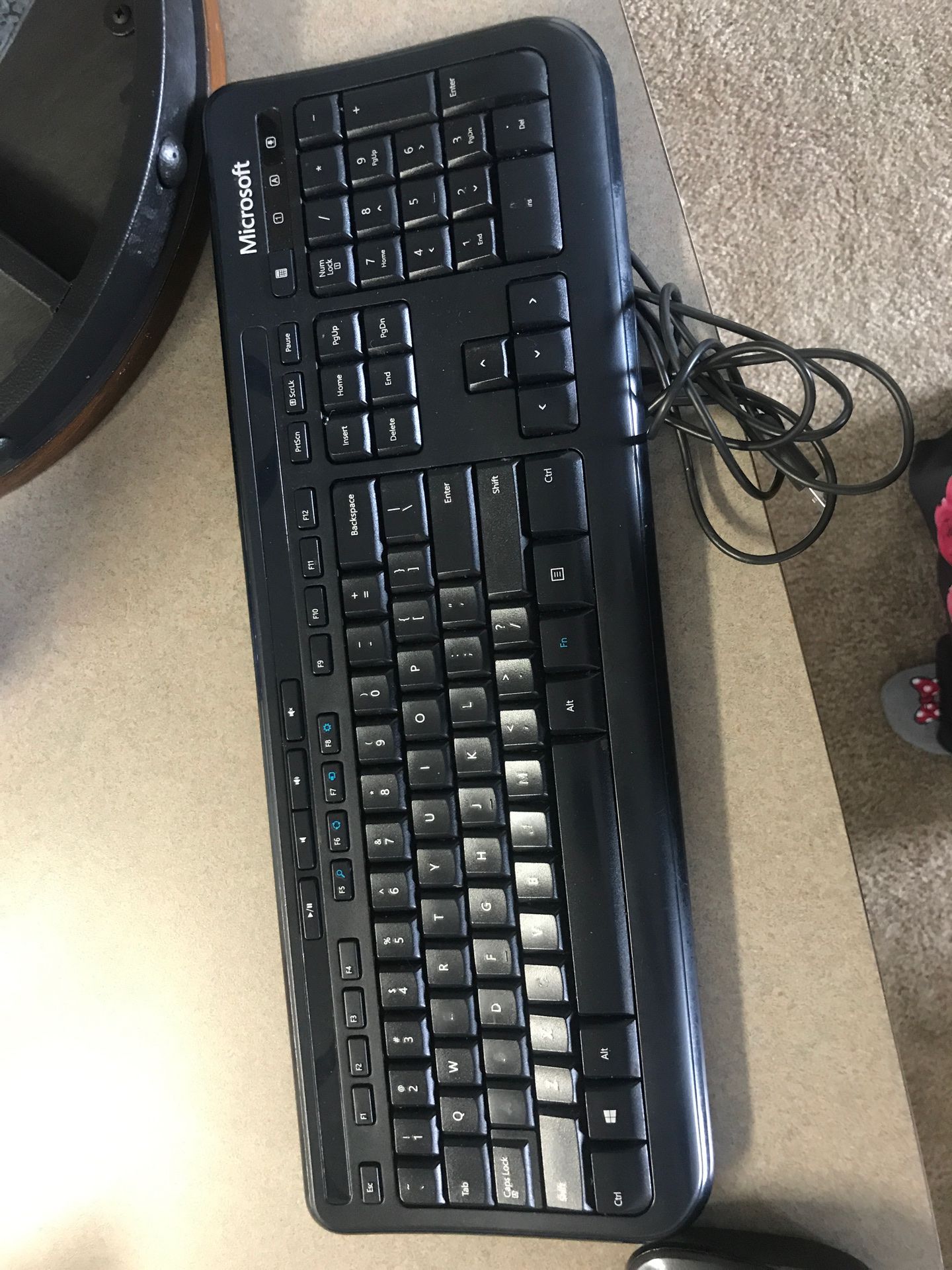 Keyboard and wireless mouse