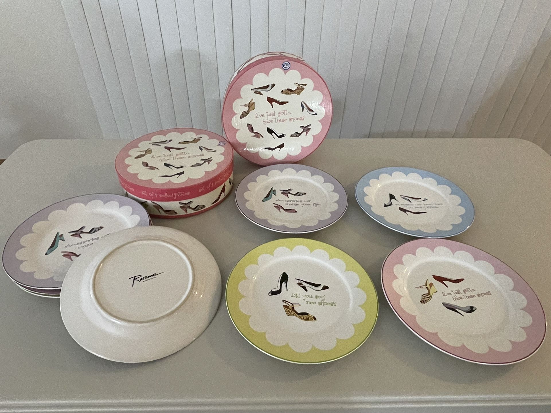 Rosanna I’ve Just Gotta Have These Shoes! Dessert / Salad Plates