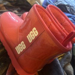 UGG Classic Clear Mini Boot Taffy Pink (Women's) Brand New Size 10