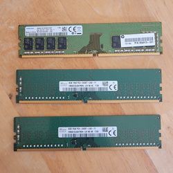 24GB PC4 2400T RAM/MEMORY STICKS