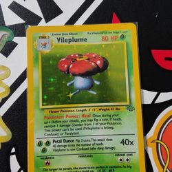 Pokemon Vileplume Card