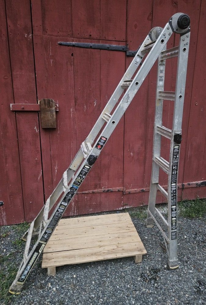 “Gorilla Ladder"~ MPX17- Extra Heavy Duty Multi-Position Ladder --->$130 OBO