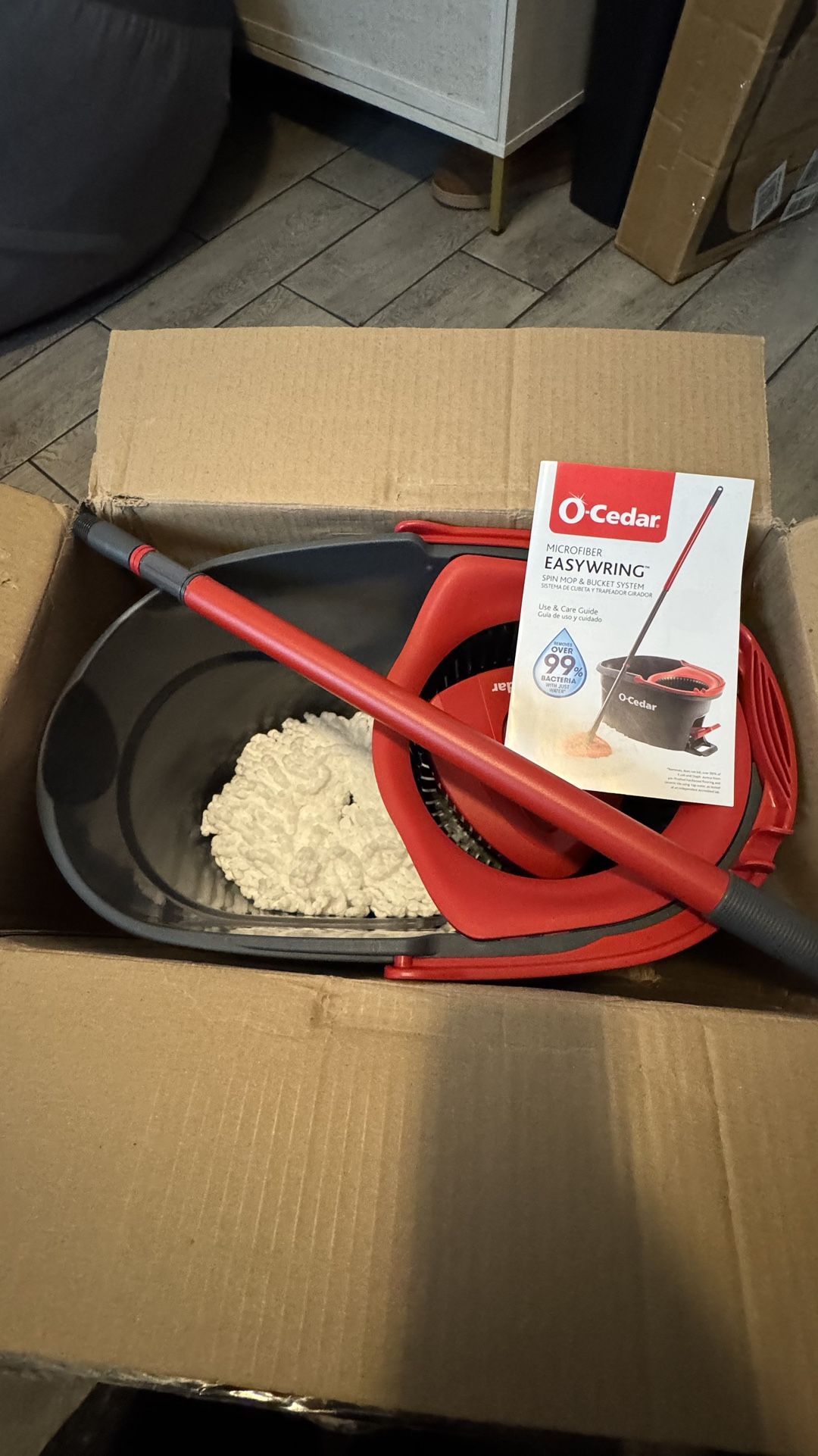 O-Cedar Spin Mop And Bucket 