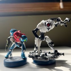 Amiibo 2-Pack - Metroid Dread (Samus & E.M.M.I.) – Opened, Great Condition