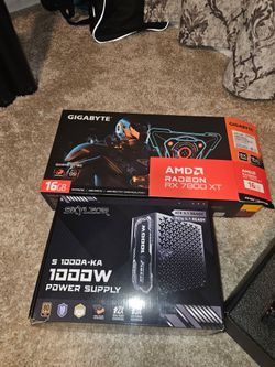 Gigabyte AMD Radeon RX 7800 XT 16GB GPU + 1000W PSU Bundle