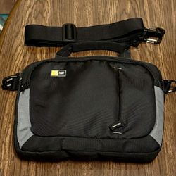 Black Gray Case Logic Tablet Bag 10”