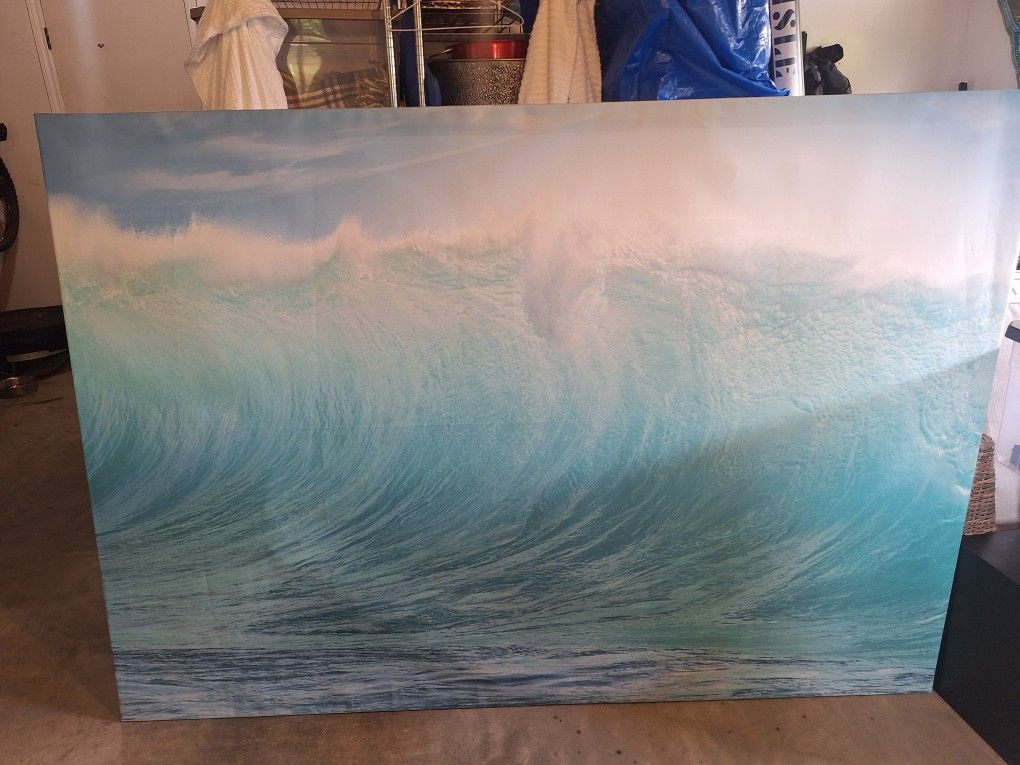 Large Wave Art Photo