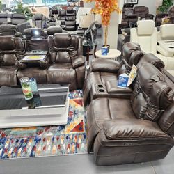 Power Reclining Livingroom Furniture Sectional Couches Sofa Furniture 🛋 Only $49 Down No Credit Needed 