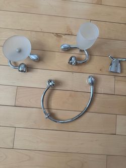 Chrome Bathroom Accessories Set