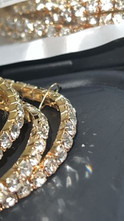 Elastic Rhinestone Bracelets