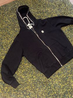 BILLIONAIRE BOYS CLUB ZIP HELMET HOODIE (BLACK)
