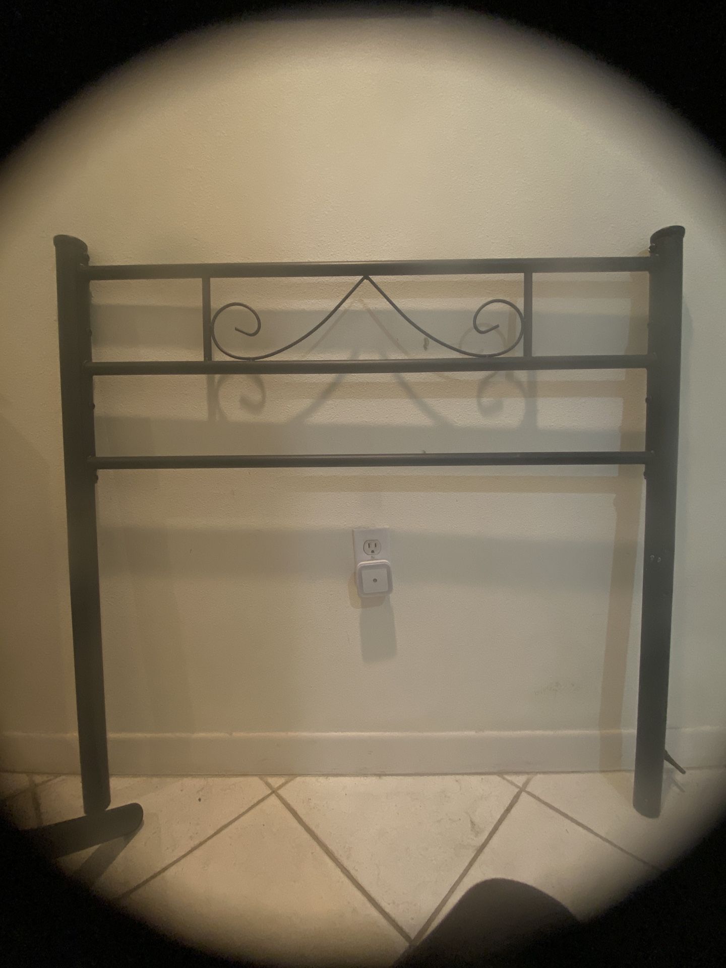 Bed Frame: Black, Metal, Twin