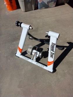 Bike Trainer. Folds Up And Portable. 