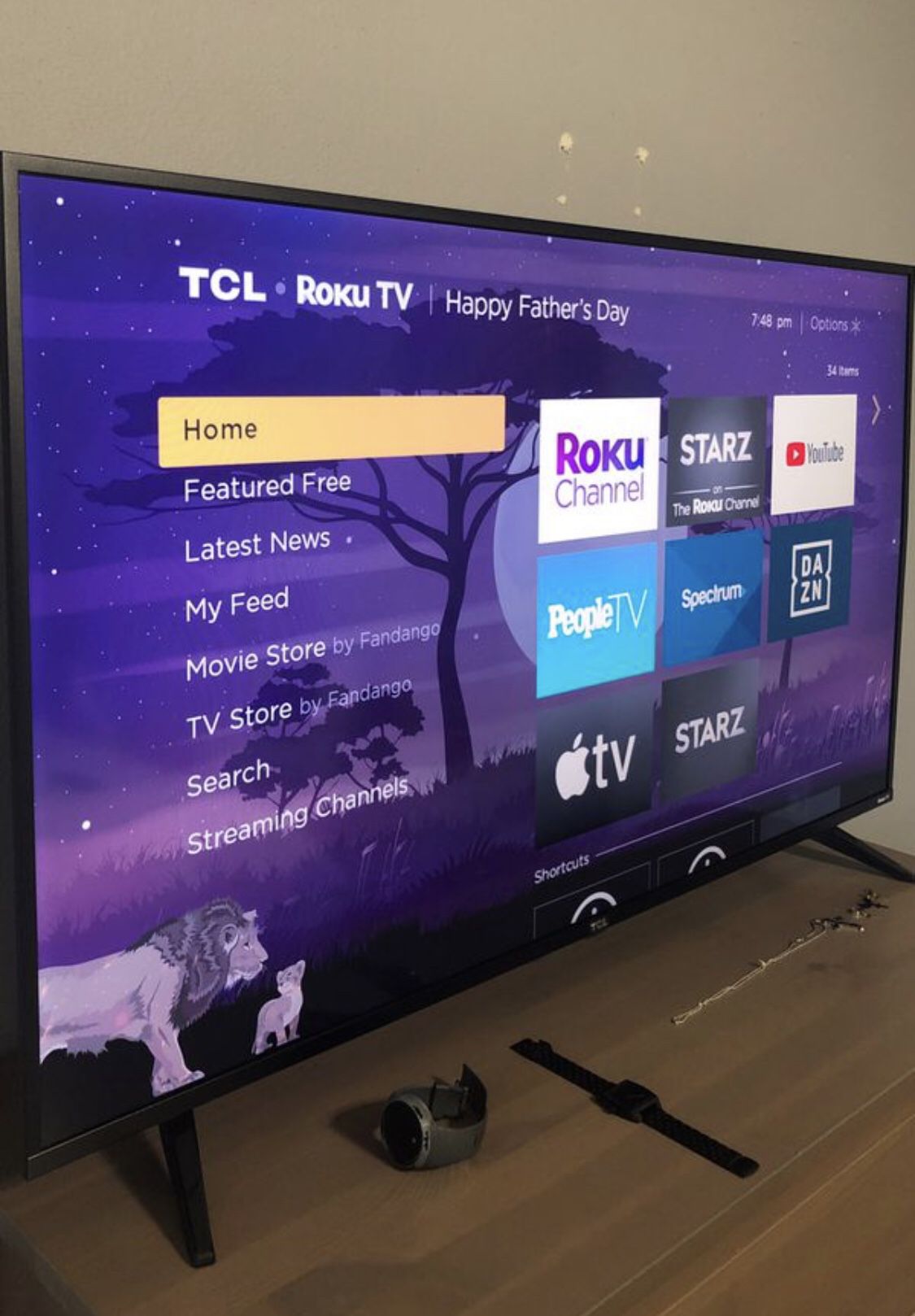 Excellent condition 50” TCL 5 Series Smart Roku 4K HDR flat screen tv. $380 pick up ready. USF area