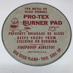 Vintage Pro-Tex Burner Pad