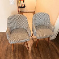 West Elm Swivel Chairs