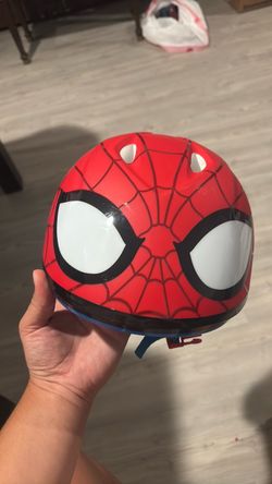 Toddler Spider-Man bike helmet