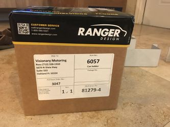 Ranger Design (3) Shelving Hooks & (4) Can Holders