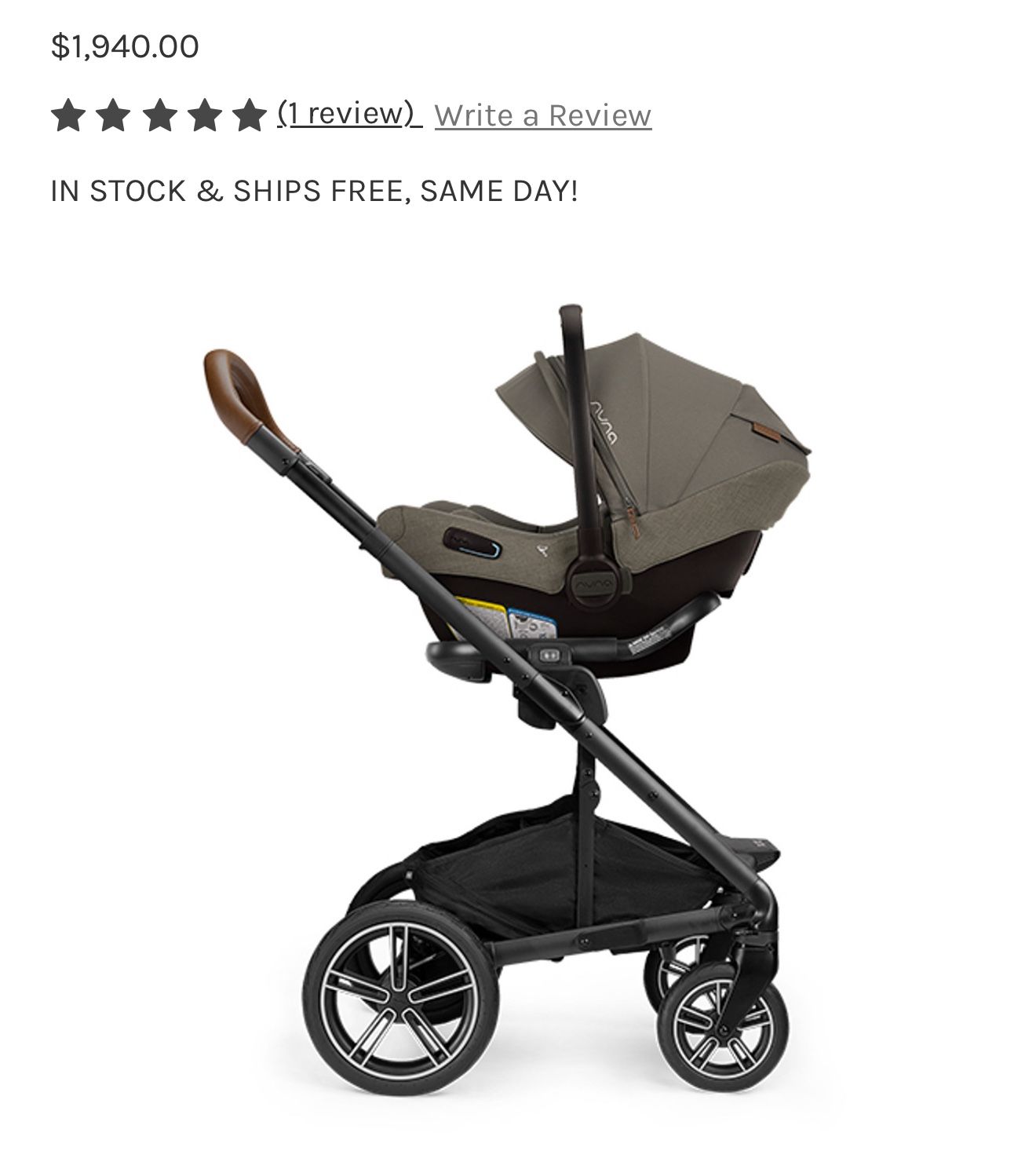 Nuna® MIXX™ Next + PIPA Aire/PIPA RX/PIPA Aire RX + Travel