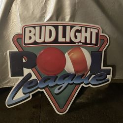 Vintage Bud Light Pool / Darts Signs 