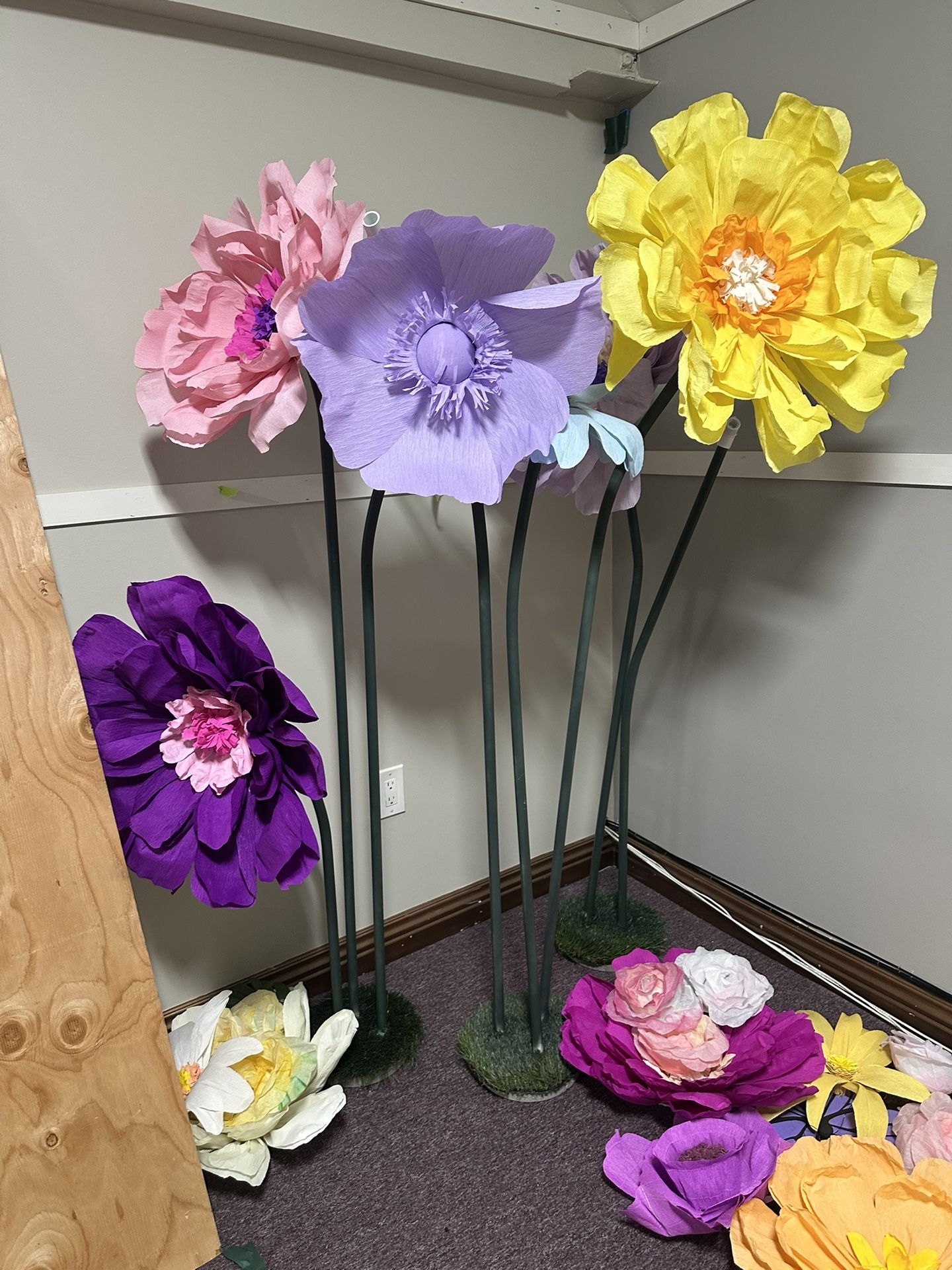 Paper Flowers Arrangements  Decor Party 