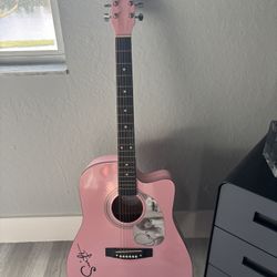 Authenticated Autographed New Taylor Swift Guitar & Case