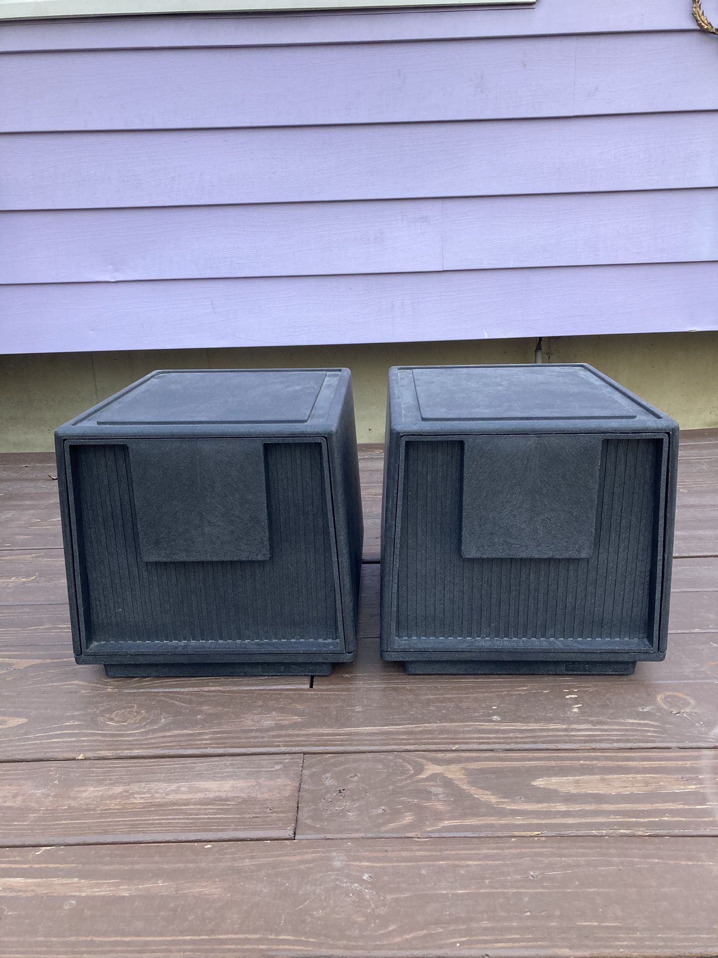 Tuf-File by STACO Stackable File Cabinet 18.5x15x14.5" Both for $50