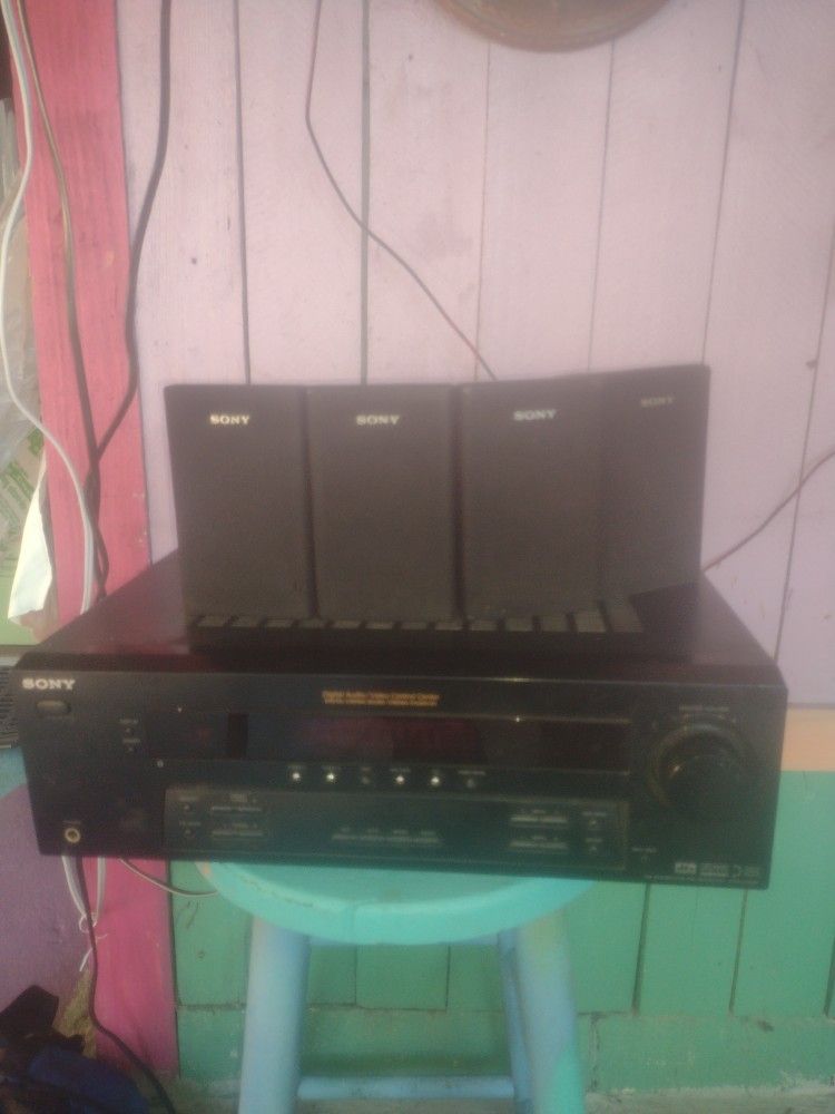 Sony Receiver Surround Sound Speakers$Obo