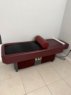 Electric Whirlpool Massage Table with Bolster