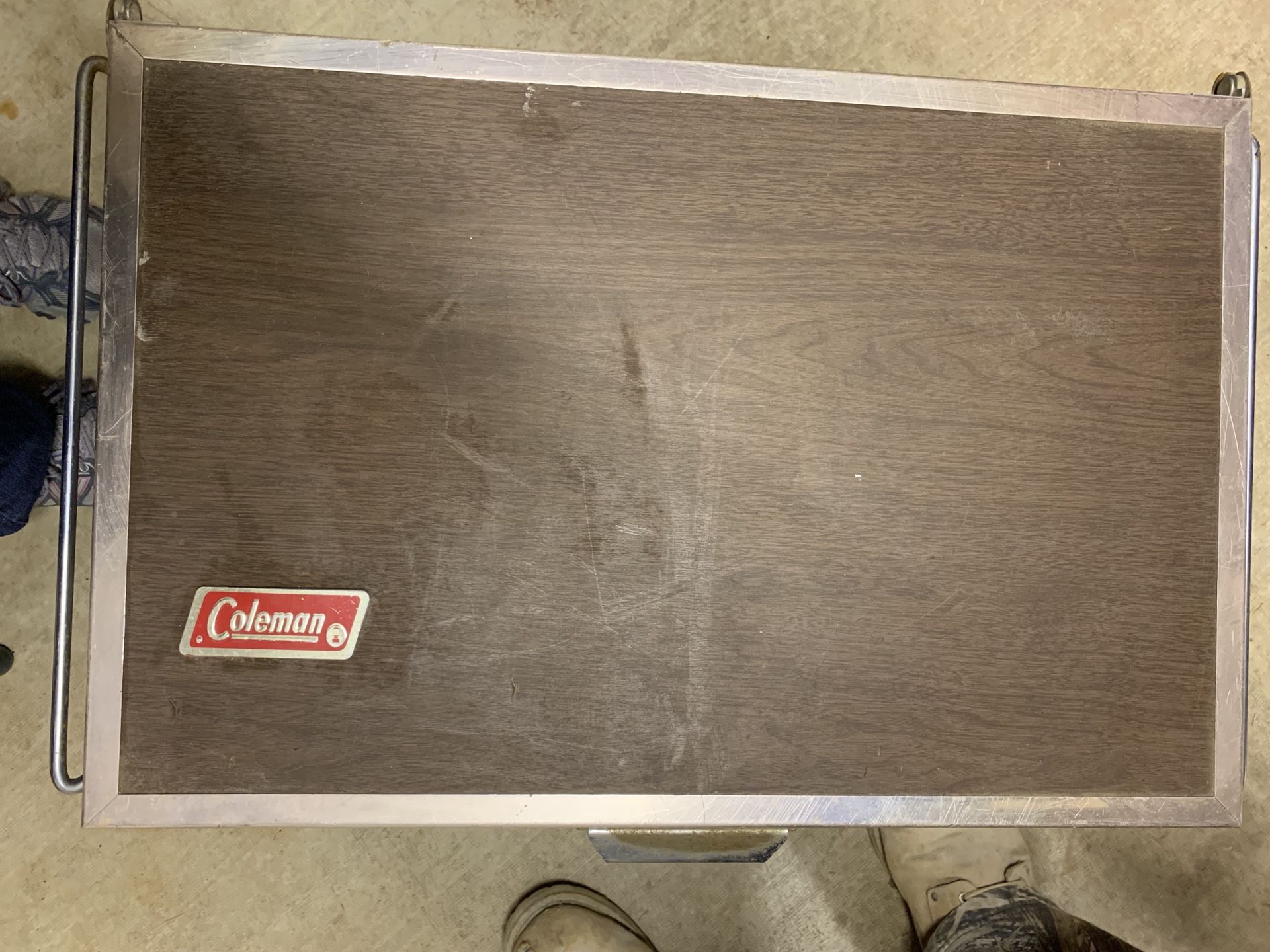 Real Vintage Coleman Cooler very clean inside