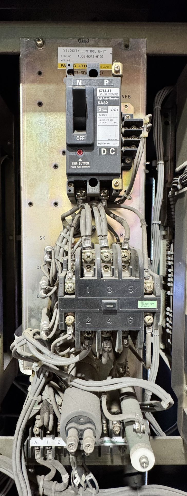 Machine components (Velocity Control Unit)