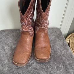 Cowboy Boots Handmade Real Leather Size 10
