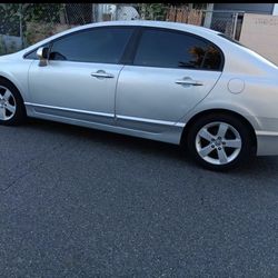 2008 Honda Civic Sedan Silver w Tinted Windows