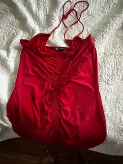 Red dress Zara