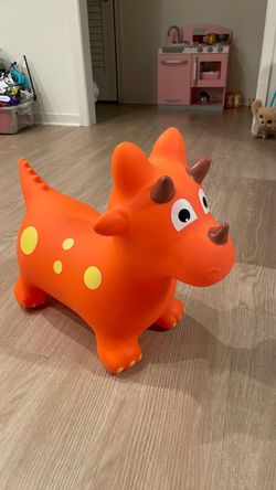 Inflatable Dinosaur Bouncy Ride-On Toy